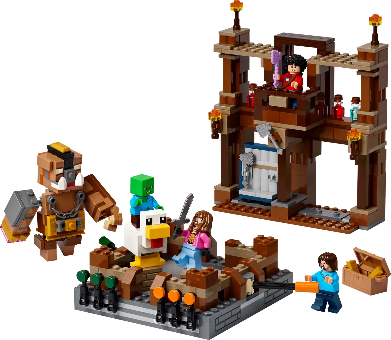 Minecraft Woodland Mansion Fighting Ring