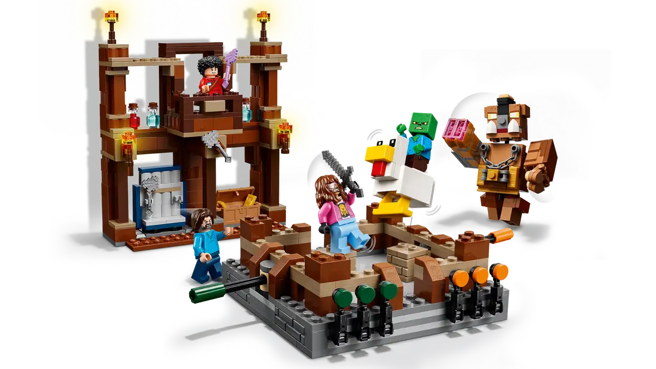 Minecraft Woodland Mansion Fighting Ring