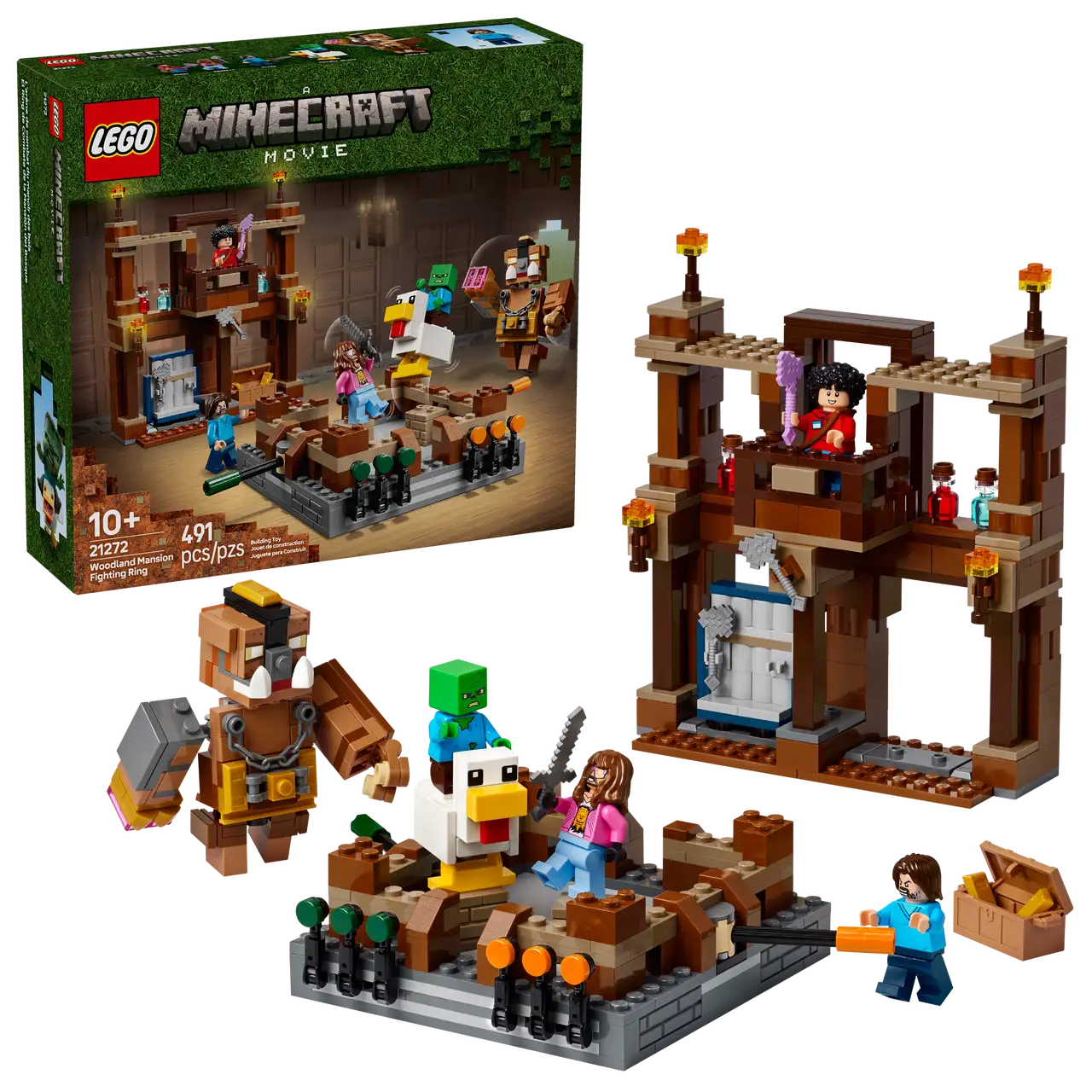 Minecraft Woodland Mansion Fighting Ring