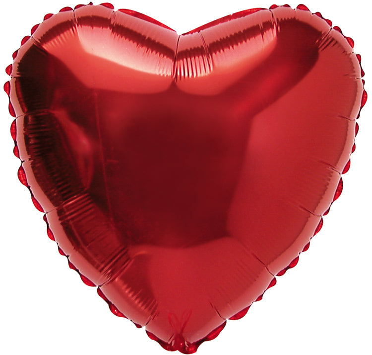 18" Red Heart Foil Balloon