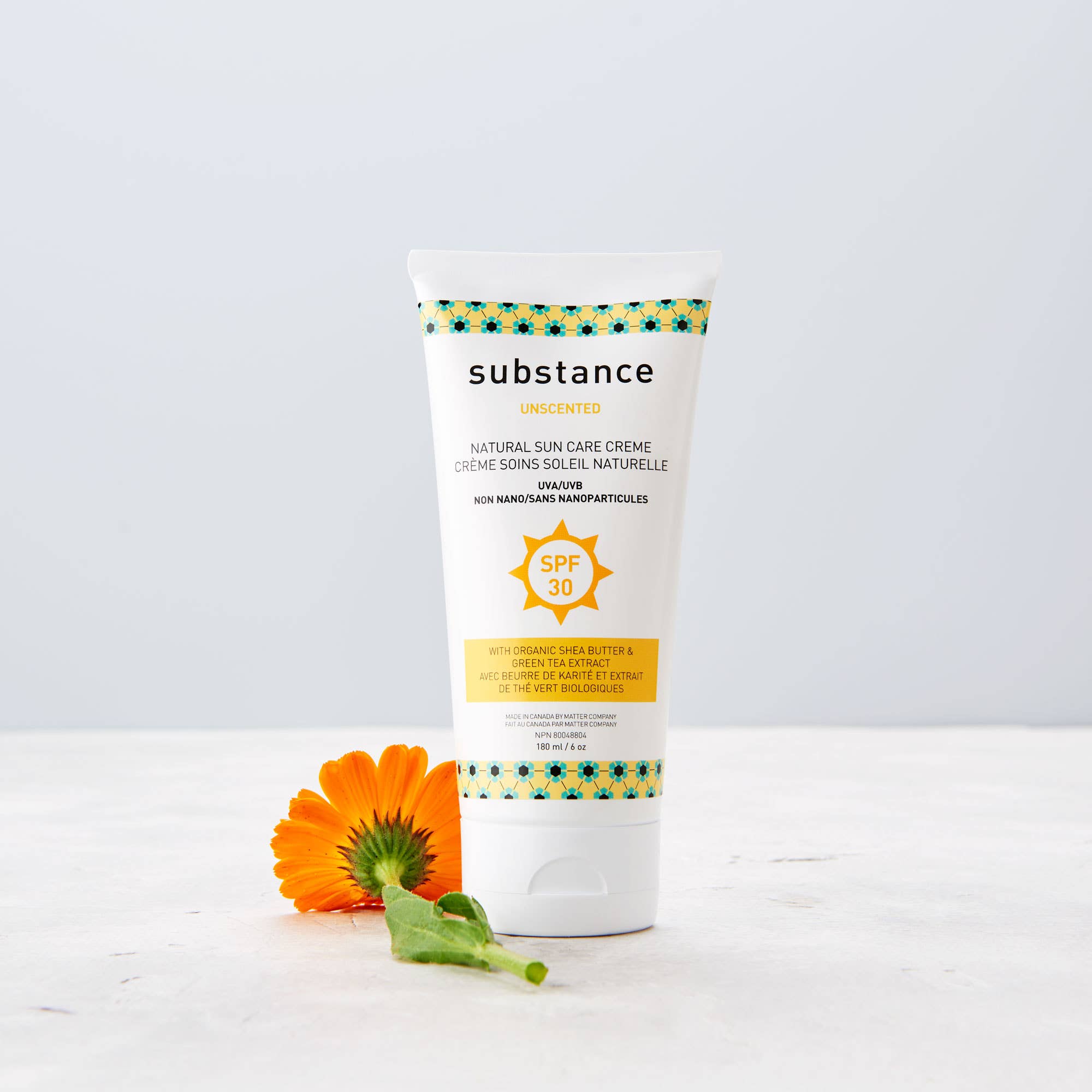 Unscented Natural Sun Care Creme
