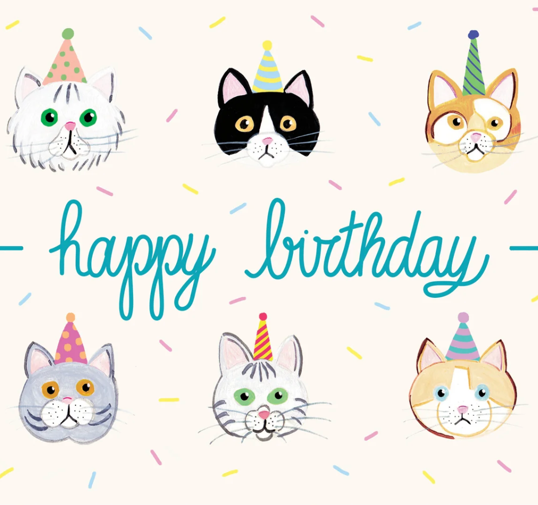 Birthday Cats Card