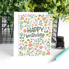 Eye Spy Flower Birthday Card