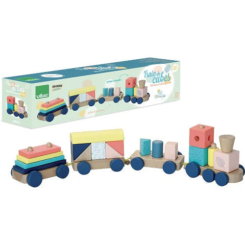 Sous la Canopee Wood stacking train set