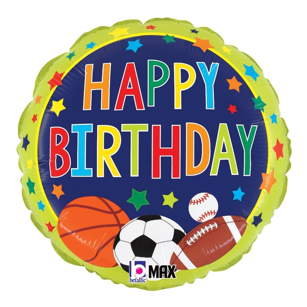 18" Foil Balloon - Multi-Sports