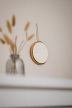 Wooden Medallion Keepsake|Baby Imprint Kit