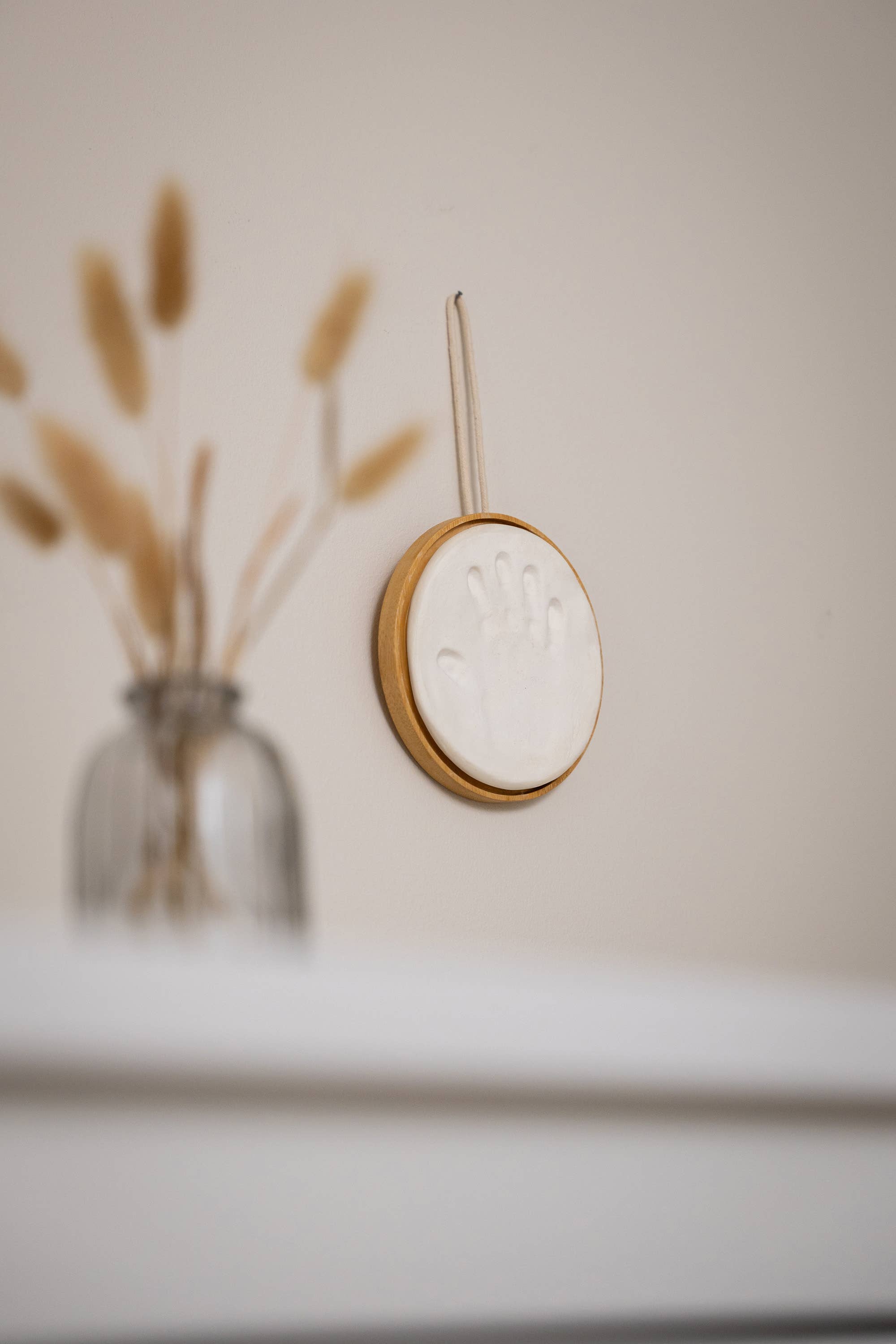 Wooden Medallion Keepsake|Baby Imprint Kit