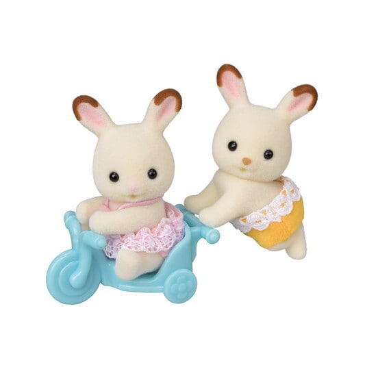Calico Critters Chocolate Rabbit Twins