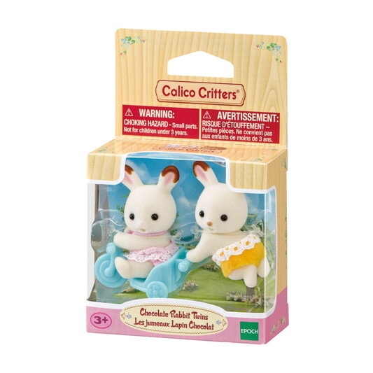 Calico Critters Chocolate Rabbit Twins