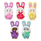 Calico Critters Colorful Bunny Costume Babies