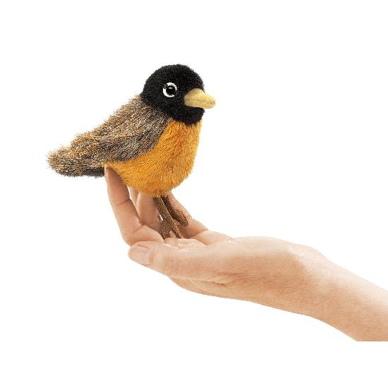 Mini Robin Finger Puppet / Merle