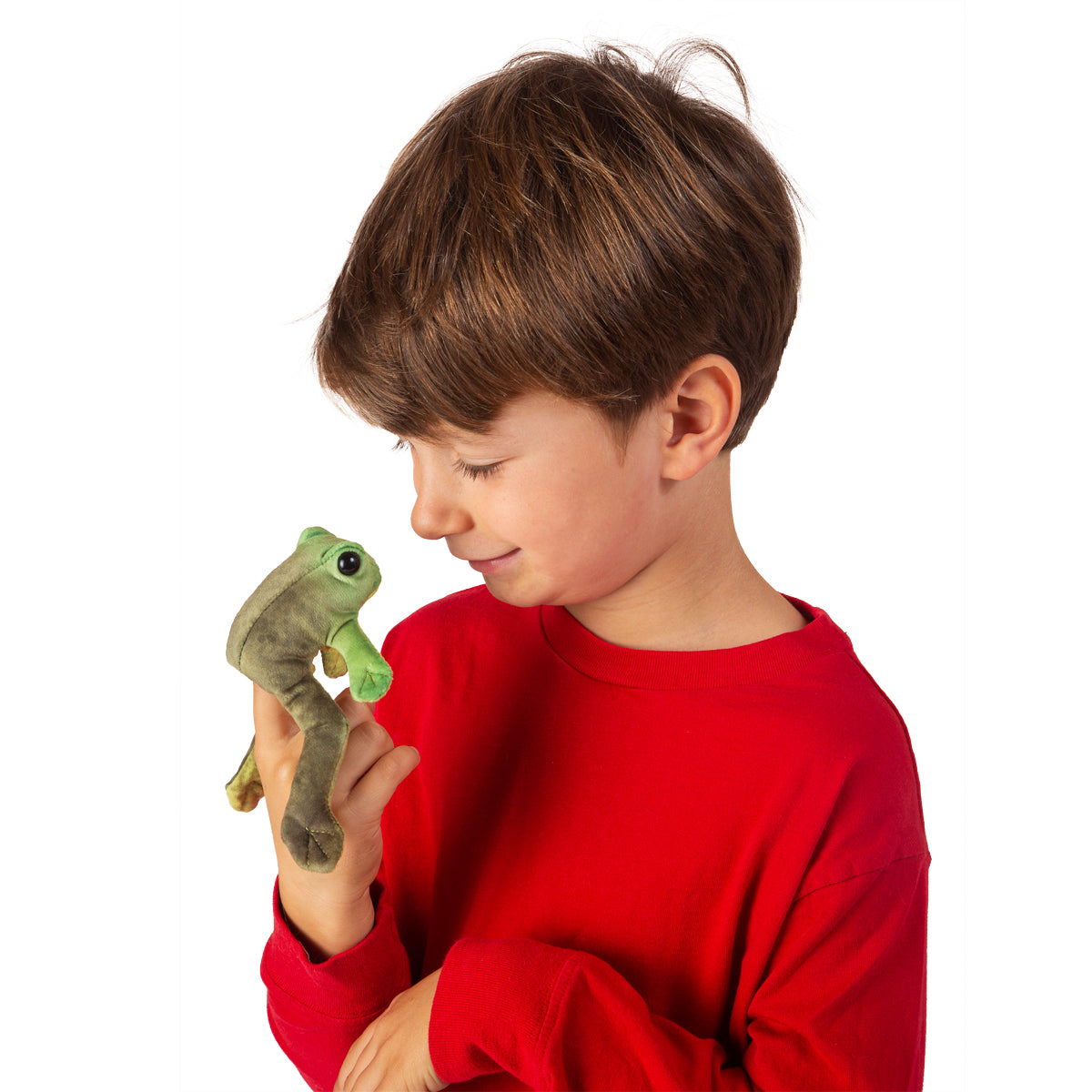 Mini Sitting Frog Finger Puppet / grenouille assise