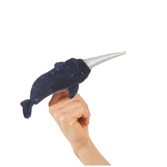Mini Narwhal Finger Puppet