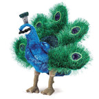 SMALL Peacock Puppet / Petit Paon