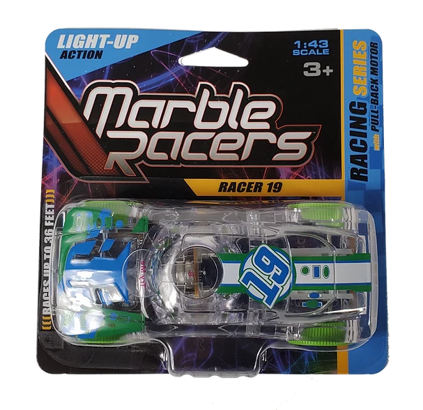 Pull-Back Marble Racers Assorted