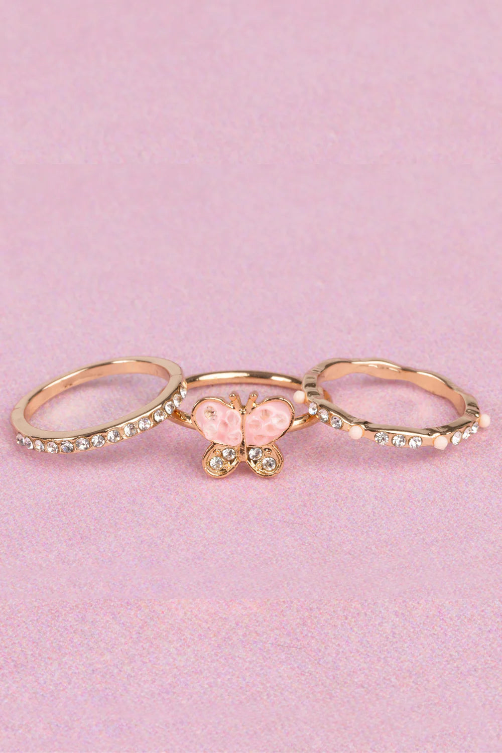 Boutique Chic Butterfly Garden Rings