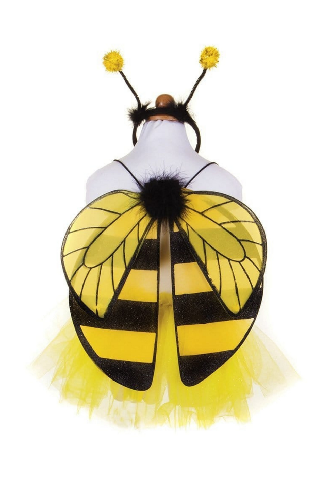 Glitter Bumblebee Tutu With Wings & Headband