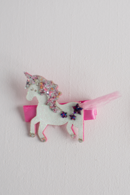 Boutique Tassy Tail Unicorn Haiclip