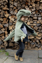 Green T-Rex Cuddle Cape