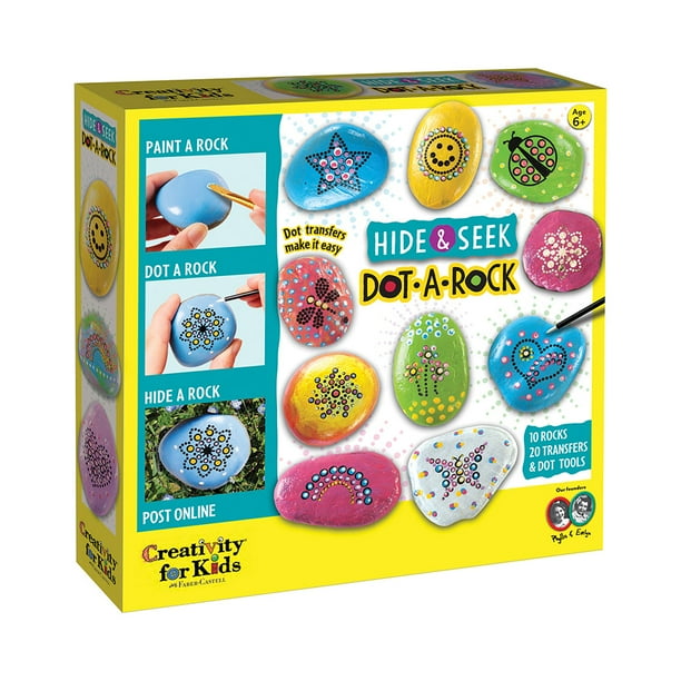 Hide & Seek Dot-a-Rock Painting Kit