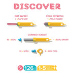 Makedo DISCOVER Kit - 126pc