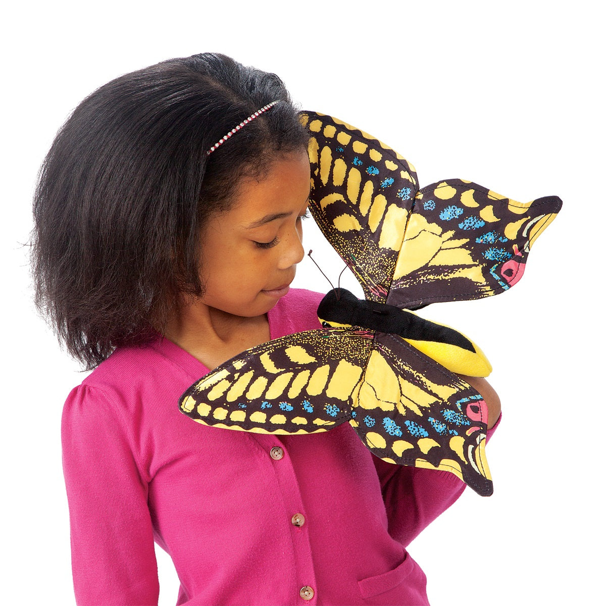 Swallowtail Butterfly Puppet / Papillon Machaon