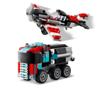 Flatbed Truck with Helicopter