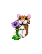 Lego: Cute Hamster with a Flower