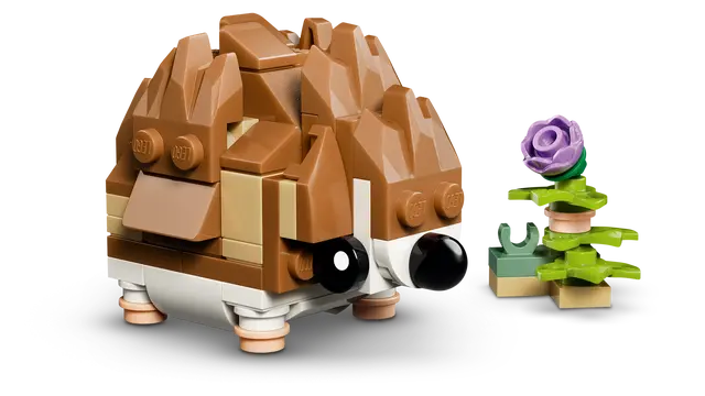 Lego: Cute Hamster with a Flower