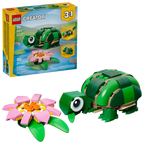Lego: Turtle with a Water Lily Flower