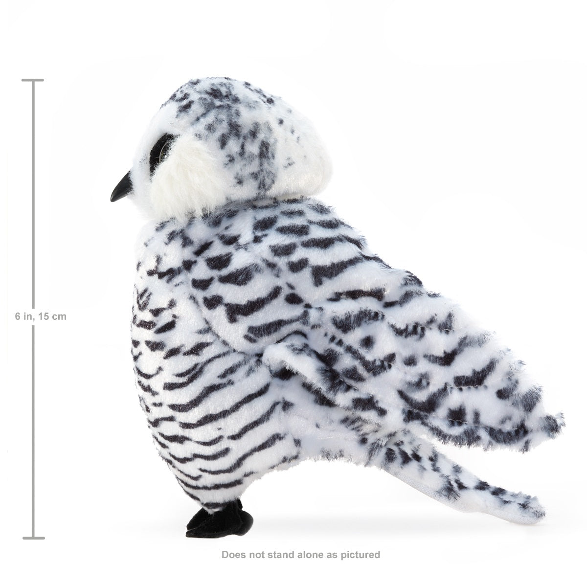 SMALL Snowy Owl Puppet / Harfang des neiges