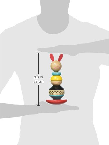 Modern Bunny Wooden Stacking Toy