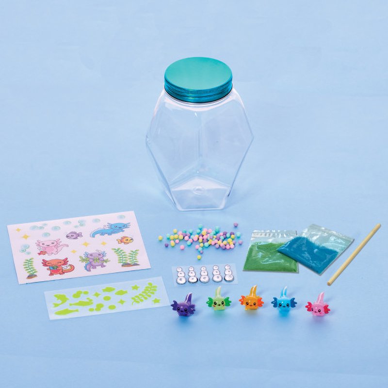 Glowing Axolotl Aquarium