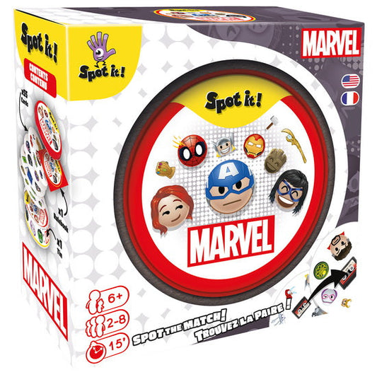 Spot It! Marvels Emoji – Eco Box Edition (Multilingual)