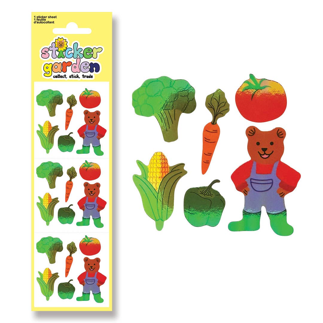 Pearl Farmer Bear Stickers