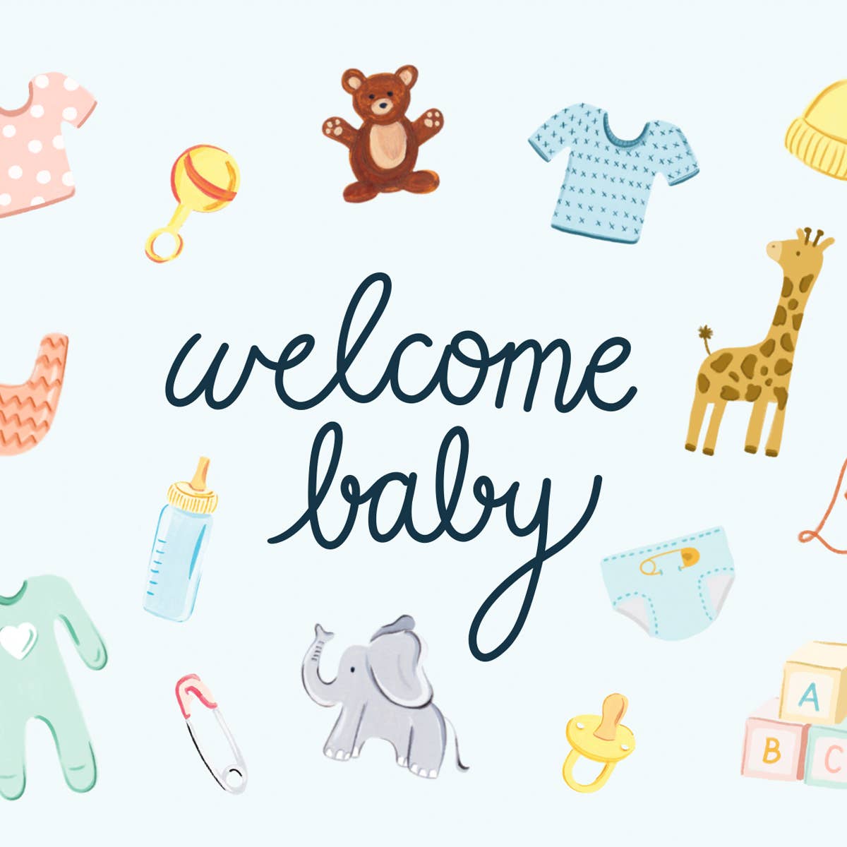 Welcome Baby Card
