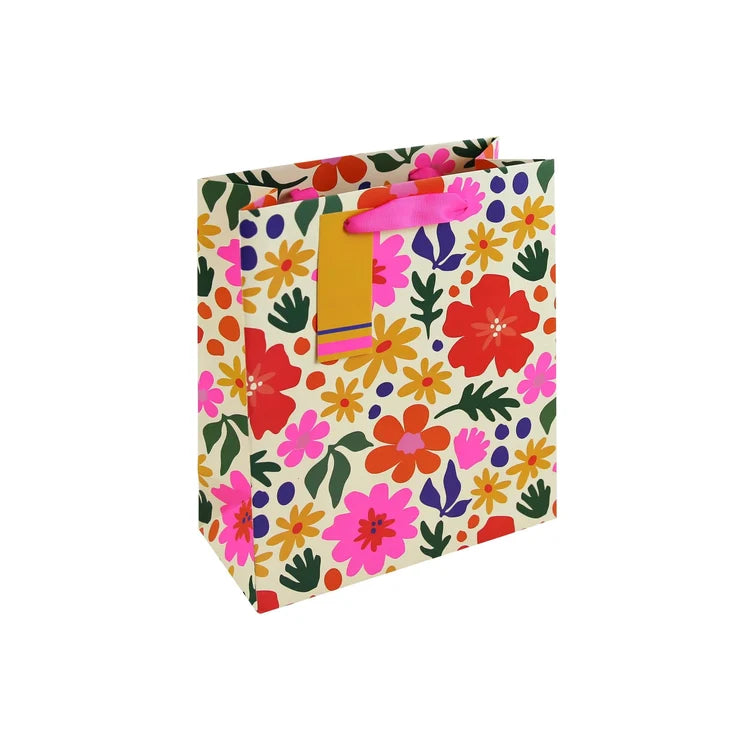 Medium Gift Bag - Bright Floral