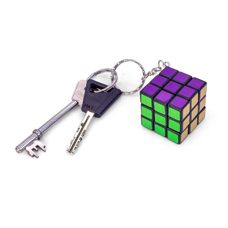 Mini Metallic Muddle Puzzle Keyring