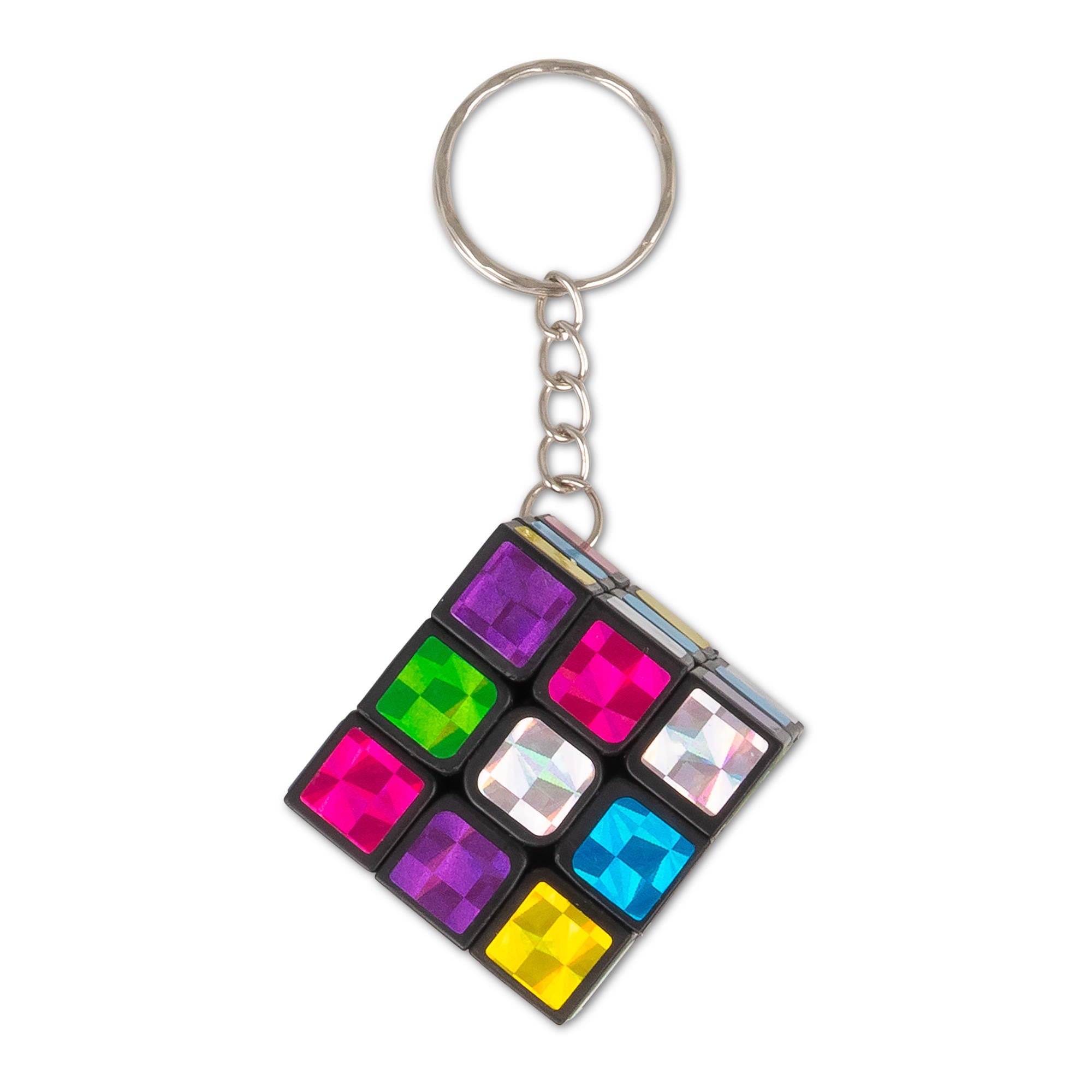 Mini Metallic Muddle Puzzle Keyring