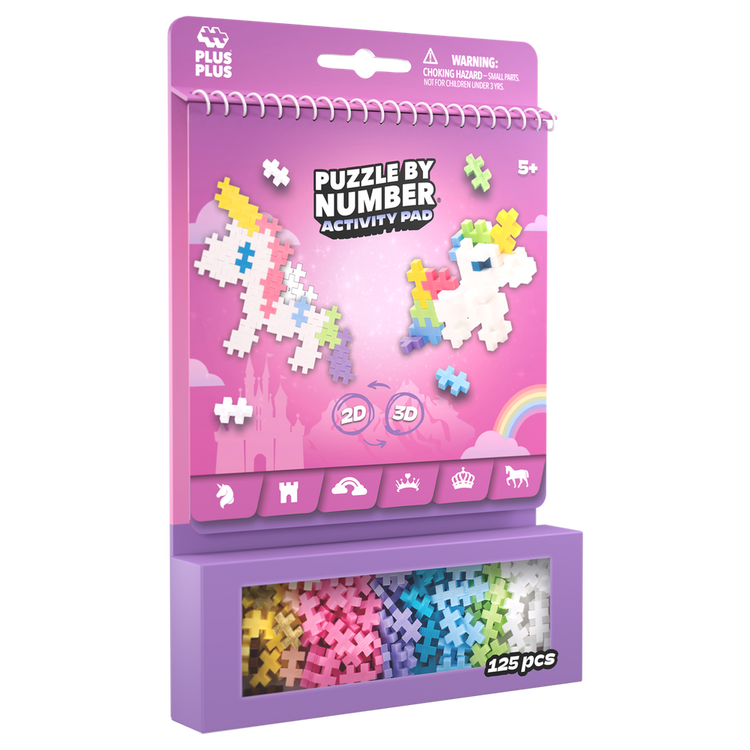 Puzzle by Number - Activity Pad - Fairy Tale -125pcs