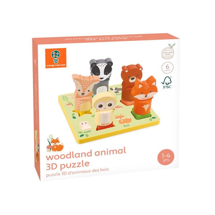 Woodland Animal 3D Puzzle (FSCÂ®)