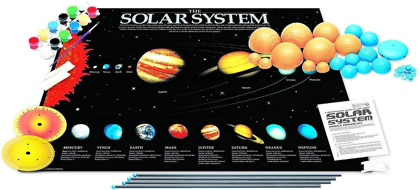 3d Solar System Mobile