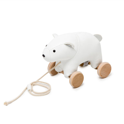 Pull Along Friends-Polar Bear | Wheeled Toy