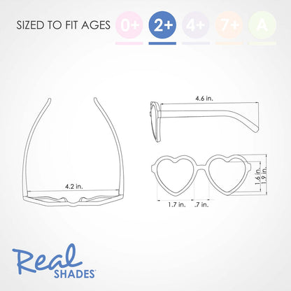 Real Shades - Heart - Samba Red