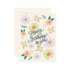 Flourish Birthday - Greeting Card