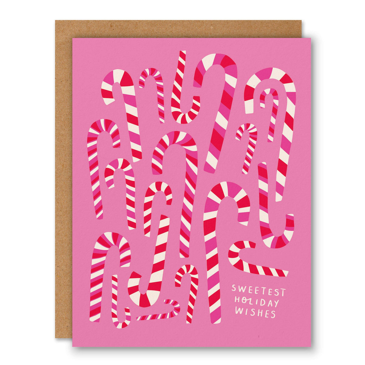 Candy Cane - Holiday Greeting Card