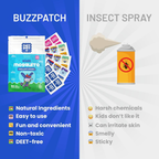 NATPAT BuzzPatch - Mosquito & Insect Repellent Stickers