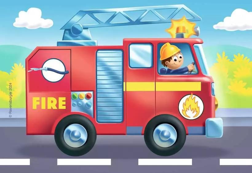 MFP Rescue Vehicles 2, 3, 4, 5 pc Puzzles