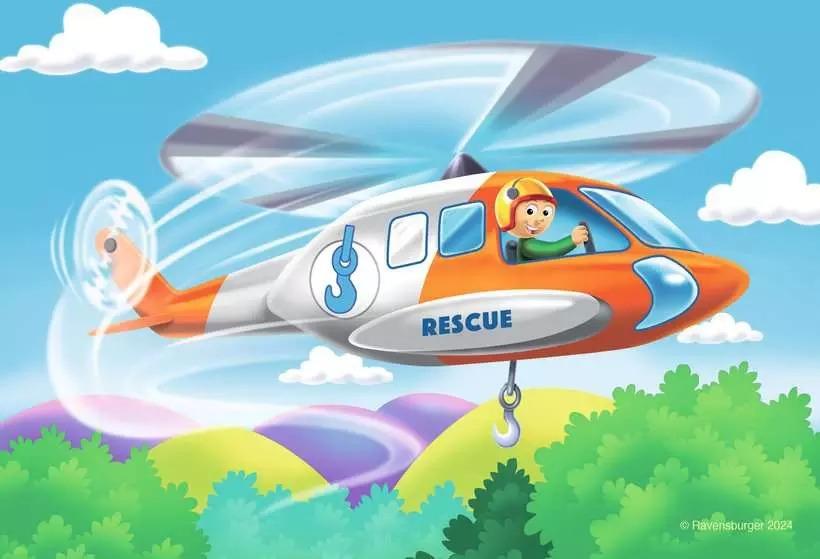 MFP Rescue Vehicles 2, 3, 4, 5 pc Puzzles