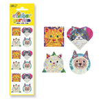 Sparkle Cats Learn Shapes Stickers for Kids Nostalgia